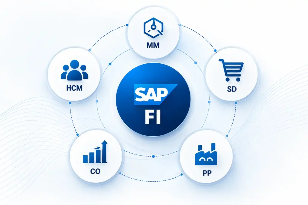 یکپارچگی SAP FI با سایر ماژول ها