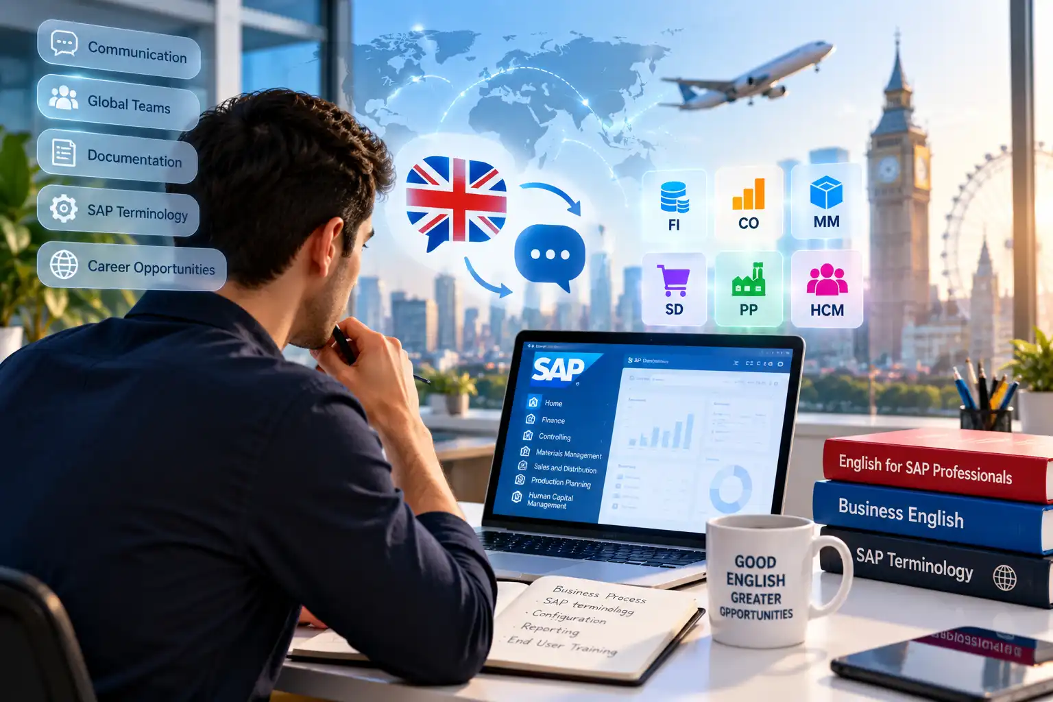 زبان انگلیسی چقدر برای مسیر SAP اهمیت دارد؟